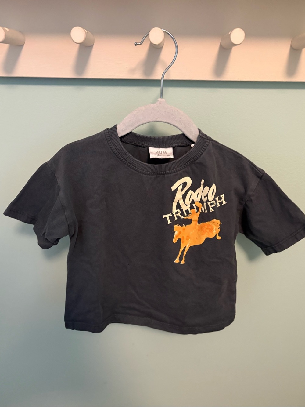 Zara Tee with Orange Rodeo Graphic